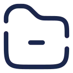 Remove Folder SVG Icon